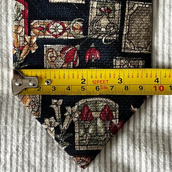 Christian Dior Vintage Royal Neck Tie 100% Silk - Picture 6 of 8